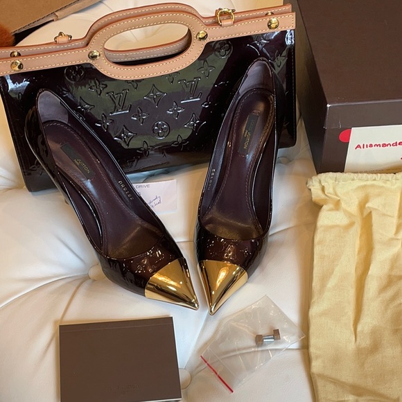 Louis Vuitton Amarante Monogram Vernis Allamanda - Picture 2 of 9